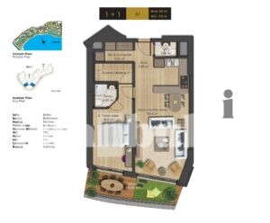 1+1 70 m sea pearl interior flats for sale turkey real estate seaview apartments
