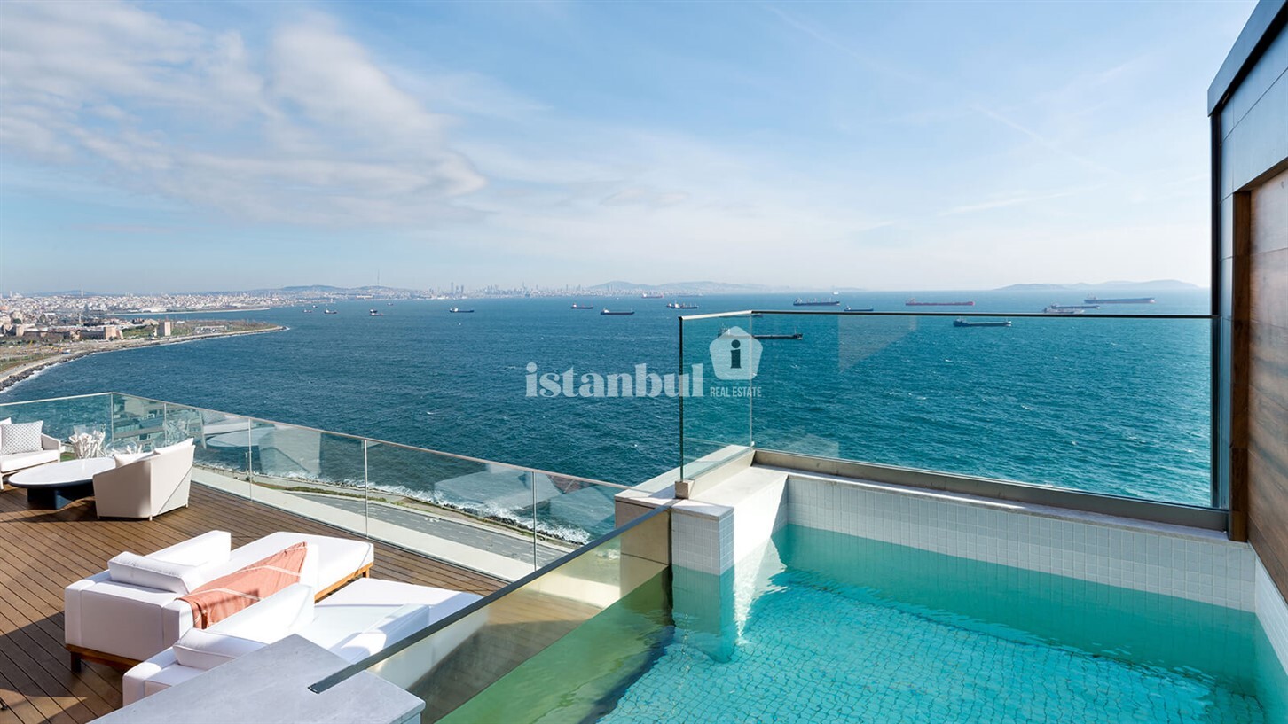 seaside real estate Büyük Yalı apartments for sale in istanbul and suitable for citizenship
