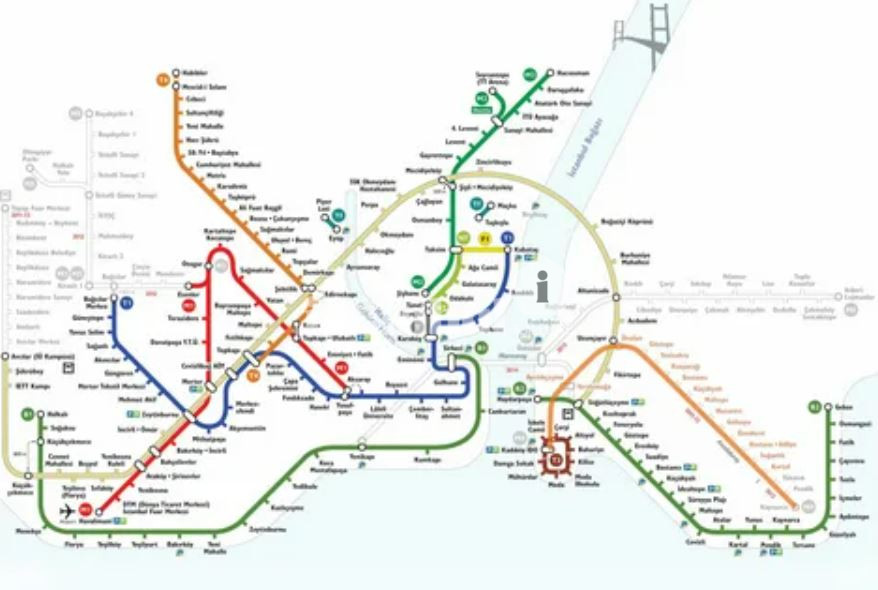 istanbul train map